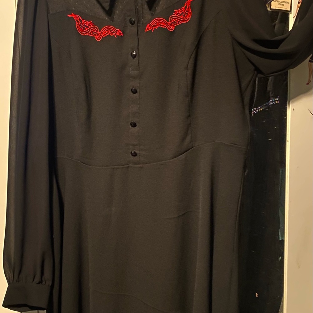 Hellbunny Tallulah Mid Dress 3XL - Picture 2 of 9